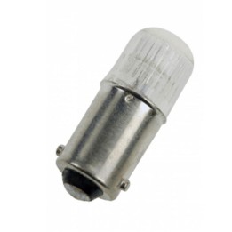 BA9S Tubular Neon 9X25  220V  Plastic Clear