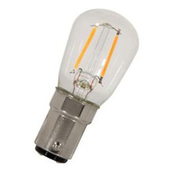 6070500371374 BA15d LED 1w 2700K Effet Filament 26X58 240V
