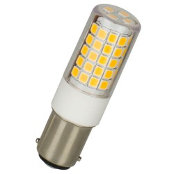 BA15d Tube led 5w Clear 2700K 230V