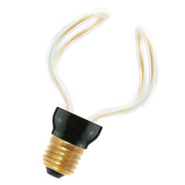 E27 Spiraled Silhouette Tulip 12w 2200K Clear 240V Dimmable