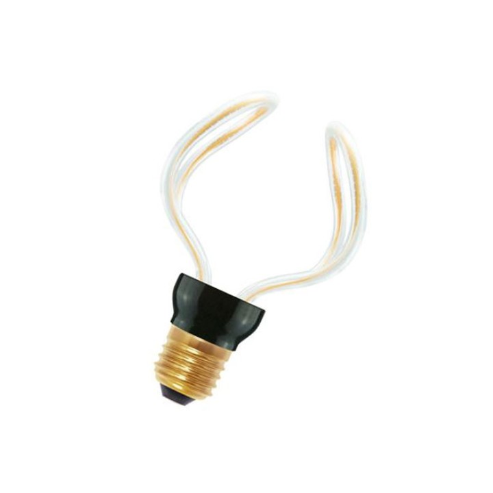 E27 Spiraled Silhouette Tulip 12w 2200K Clear 240V Dimmable