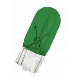 T10 Wedge W2,1x9,5D T3 1/4 24V 3W 5000H Green