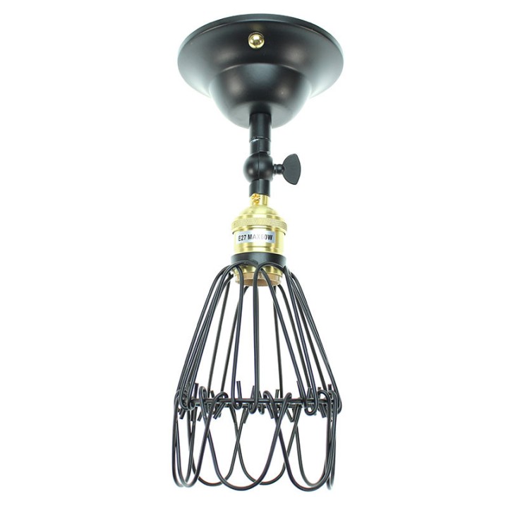 Wall Vintage Black mast E27 Baseplate 60w max LAES