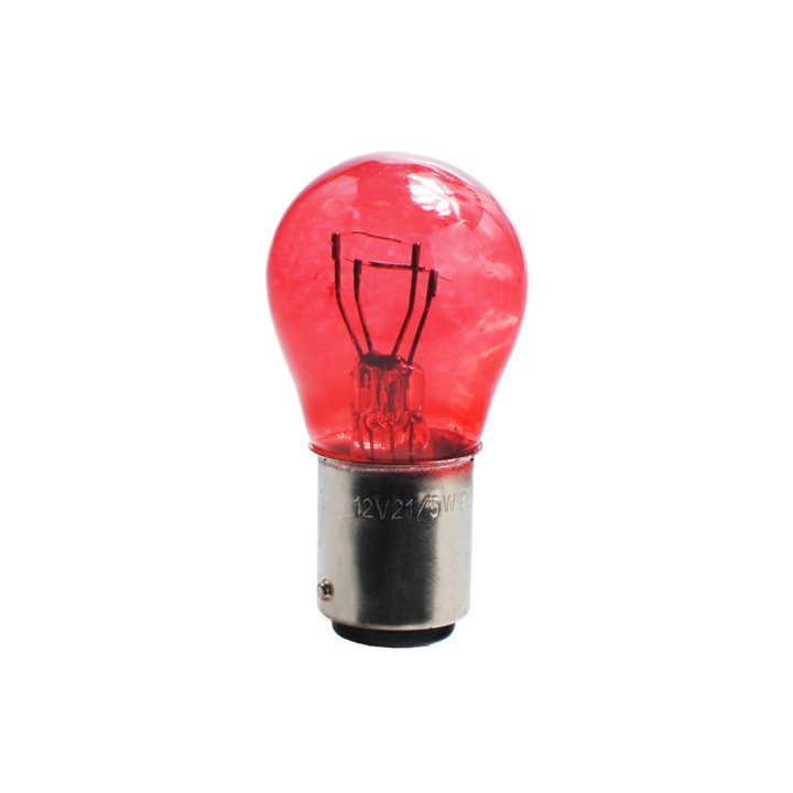BAY15D lamp 21 / 5W 12V Red M-Tech