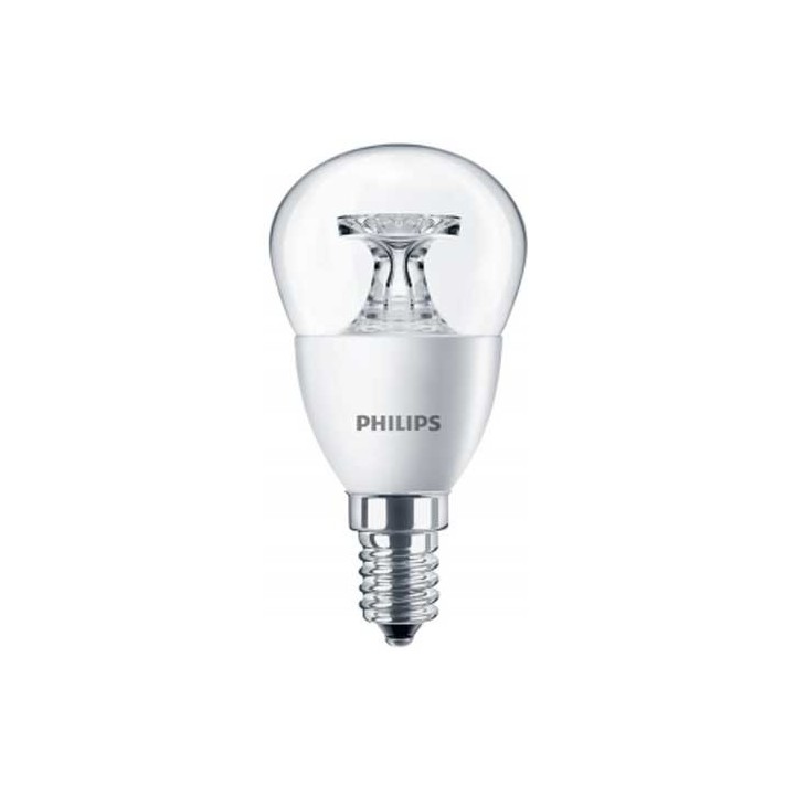 E14 Sphérique CorePro LEDluster ND 4w=25w 2700K/827 Claire 230v PHILIPS