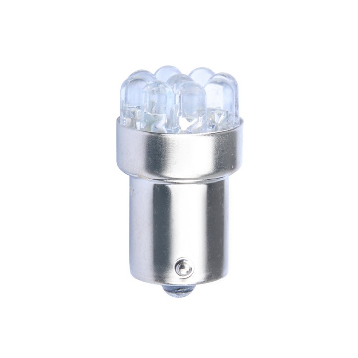 LED L033 BA15s 9xFlux 5mm 12V White