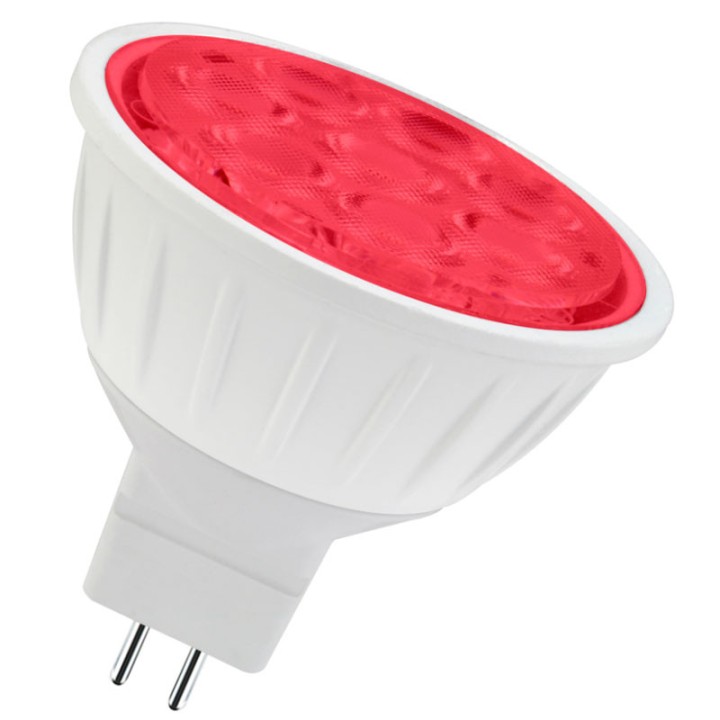 6160500420690 GU5,3 LED D50 5,5w Rouge 12V