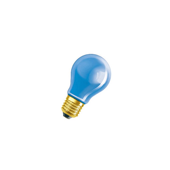 E27 GLS  Color  230V-240V Blue  15w