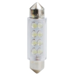6468000500939 LED L024 C5W 8xFlux 41mm 12V Bleu (Polarisée)