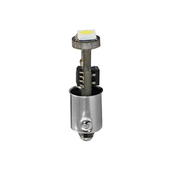 6048000511874 LED L319 BA9s 1xSMD5050 CANBUS 12V Blanc (Polarisée)