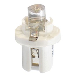 6048000501981 LED L904 BAX B8.5d 1xFlux creuse 24V Blanc (Polarisée)