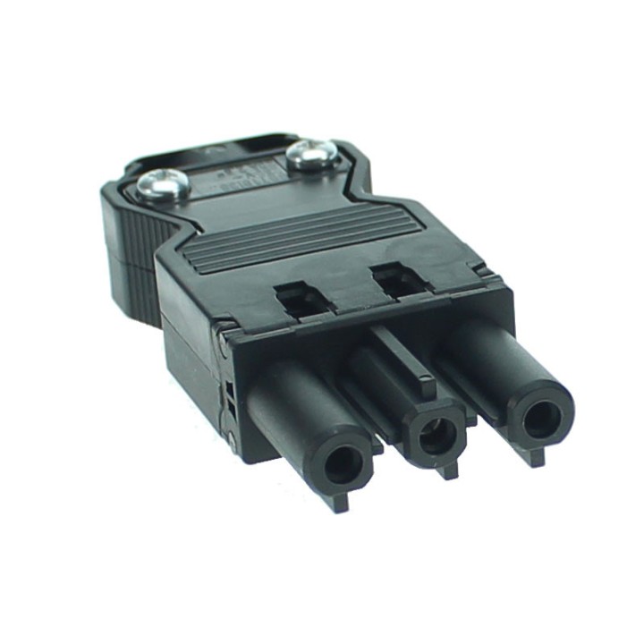 Connector GST18 Female 3-pole Black Wieland