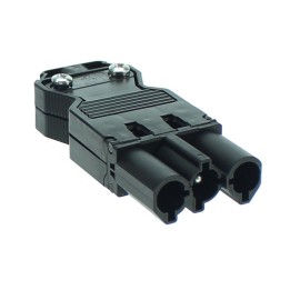 GST18 connector Male 3-pole Wieland Black