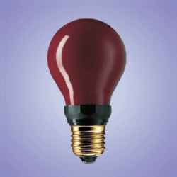 9011300841422 E27 LAMPE INACTINIQUE ROUGE CHAMBRE NOIRE 230V 15W PF712 Dr FISCHER