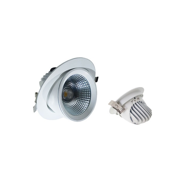 downlight tilting White LED 40W 840 4000K 45° LAES