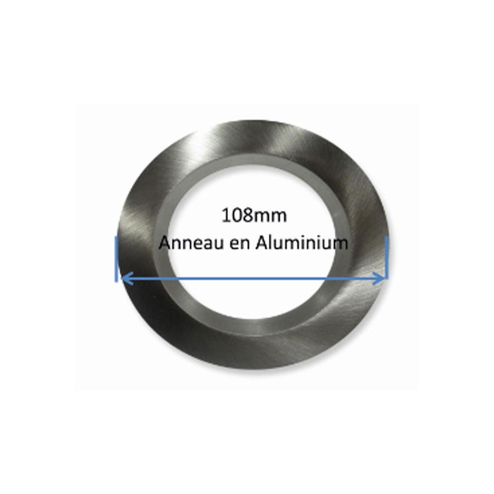 A222400988796 Accessoire Downlight 108 rond Alu Brossé LAES