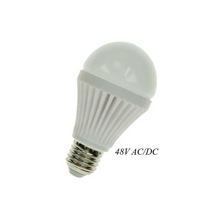 E27 GLS A60 LED 7w 2700°K 48v AC/DC