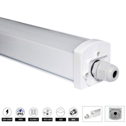 P012400992960 Luminaire étanche HYDRA LED 36W 6000K 1200mm 230v LAES