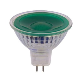 GU5,3 LED COB 5w Green 12V AC/DC SPL