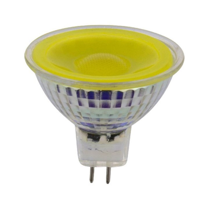 6168400048737 GU5,3 LED COB 5w Jaune 12V AC/DC SPL