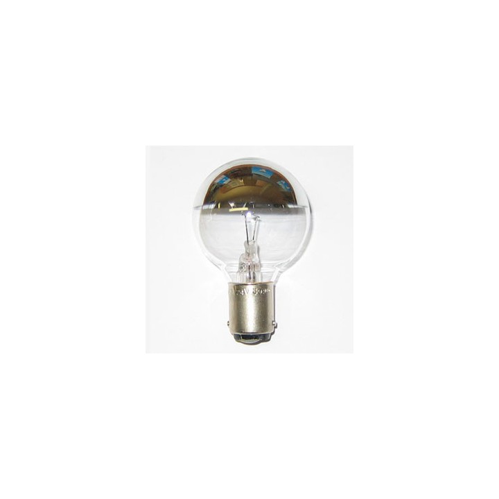 BA15D Round Clear Silver Crown 24v 40w