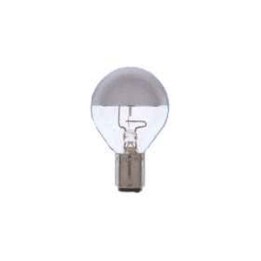 BA15D Round Clear Silver Crown 24v 40w Axial Filament