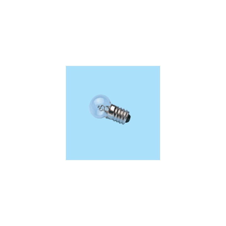 E10 Round  Clear  230V 10w  D25mm