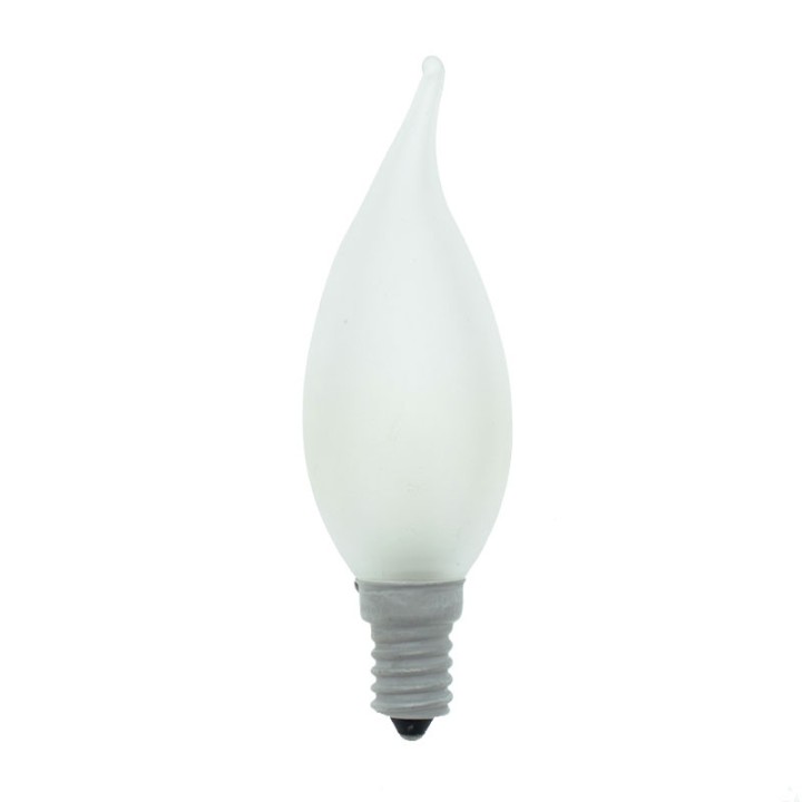 E14 Candle  Blow  of  Wind  Frosted  230V-240V 60w