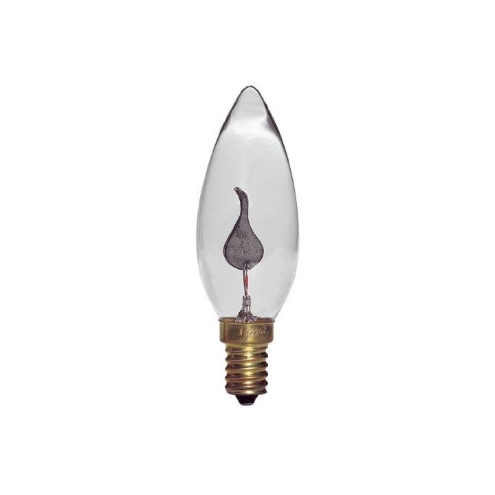 1030500021453 E14 Flamme Claire Vacillante 230V 3w 35x100mm