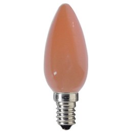124010 E14 Flamme Color Opaque 230V Orange 25w