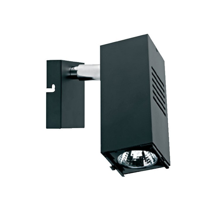 Spotlight projector LED Orientable 230v Aluminium Black HELIOSTAT 01