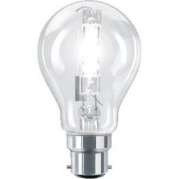 B22 Classic A55 ECO Halogen Clear 42w = 55w 230v SYLVANIA