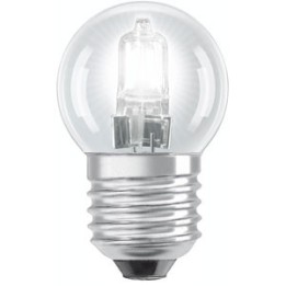 E27 Ball Halogen Clear 28w=35w 230v