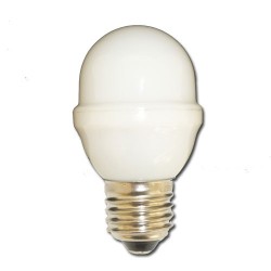 E27 Round LED Red 1.5w 230v