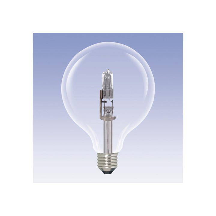 E27 Globe 80 Halogène Eco 28w = 35w Clair 230V