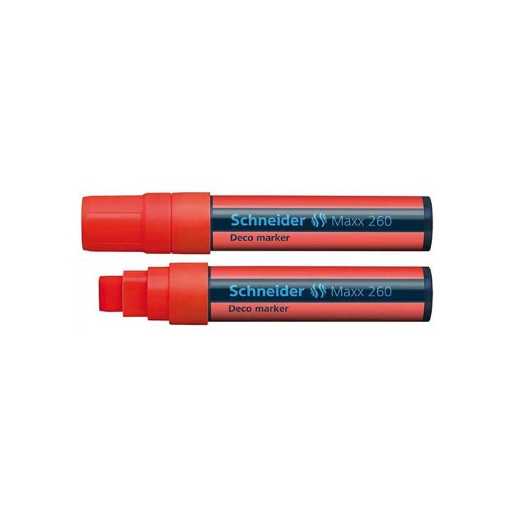 MAXX260RED SCHNEIDER Maxx 260 Marqueur décoratif à Craie Liquide ROUGE