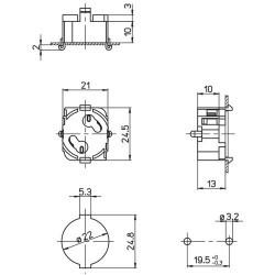 A17560016A000 Support Starter type 16A