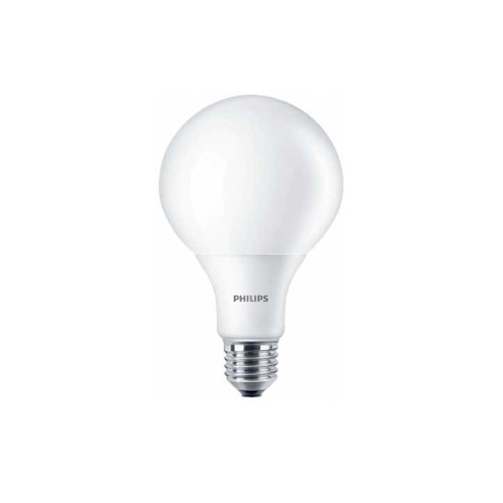 E27 globe LED 9.5w=60w 2700K/827 Frosted 230v PHILIPS