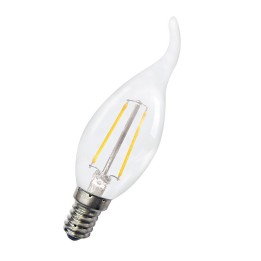 E14 Tip Candle led Indeed filament 3w Clear Dimmable 240v