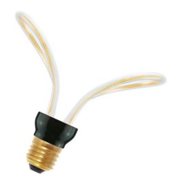 E27 Spiraled Silhouette Flower 12w 2200K Clear 240V Dimmable