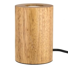 Table lamp Wood E27 90x130mm + cord 1 meter + inter