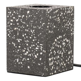 Table lamp E27 max 60w Dark gray + 1.5 meter cord + inter Terrazzo