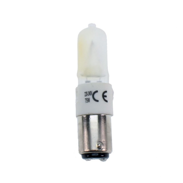 BA15D Frosted Halogen Tube 75w 220/240V SPL