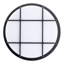 LED Porthole Slim 20W 4000K IK10 Round Black