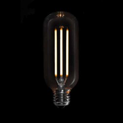 E27 Tube LED effet filament 4w=30w 2200K 330lm LAES