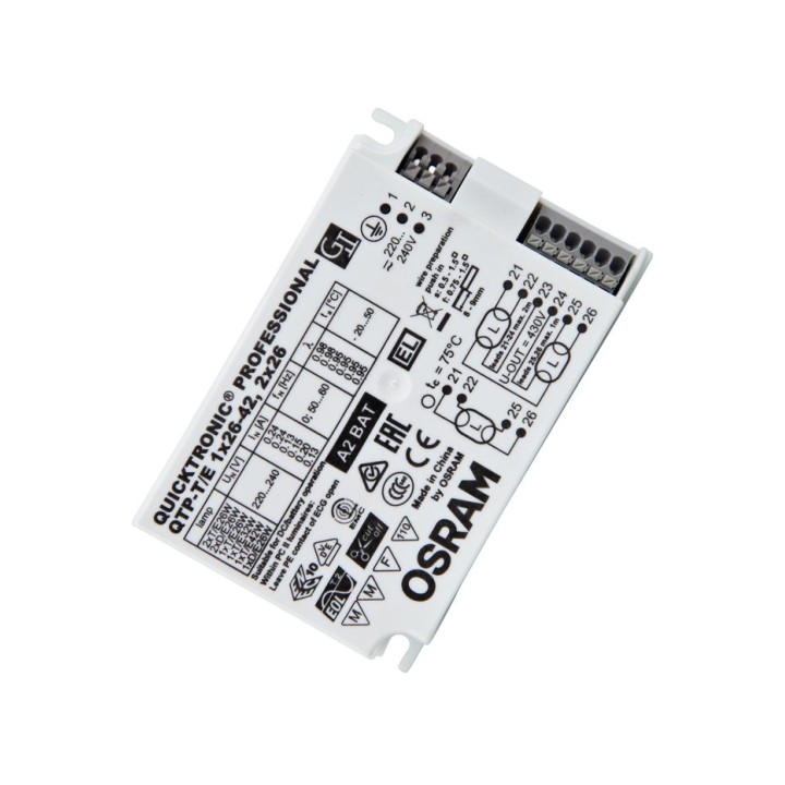 QUICKTRONIC QTP-T/E 1X26-42,2x26/220-240 Osram