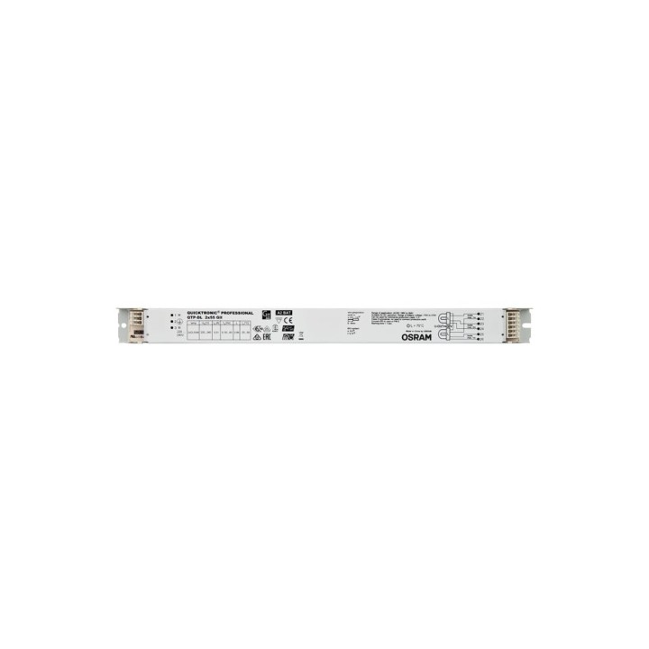 A030200390172 Ballast électronique QTP-DL 2X55/220-240 GII OSRAM pour 2 lampes DULUX L