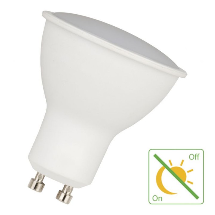6160500143854 GU10 LED PAR16 4,5W 2700K 120D Capteur Jour/Nuit