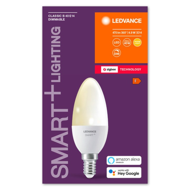 E14 Candle Led 4.9w 2700K Smart + ZigBee Dimmable LEDVANCE 