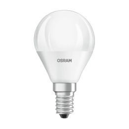 E14 Sphérique Led Dépolie 4,9w = 40w 827 OSRAM